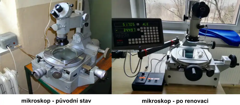 renovace mikroskopu Unimetra
